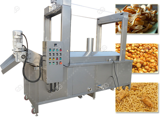 China Continuous Automatic Fryer Machine Batch Frying Machine Gas Heating Energy supplier